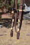 Jose Ortiz Heavy Oil HL Shape Browband Headstall Fancy Natural/Brown Rawhide