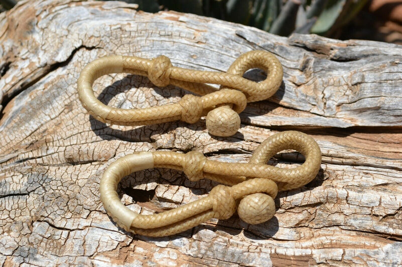 Braided Horse Hair Key Chain Ring with Clip - Assorted Colors - Great Gift